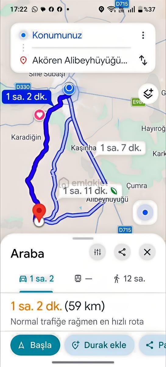 Akören'de 2.936 M² Kendinize Ait Müstakil Tarla - 4