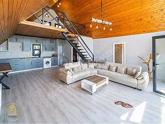 Yakaköy'de Doğa İle İç İçe Satılık 3+1 Müstakil Loft Villa - 11