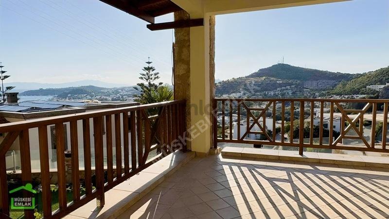 Bodrum Yokuşbaşı Kale Manzaralı Müştemilatlı 4+1 525 M2 Kiralık - 12