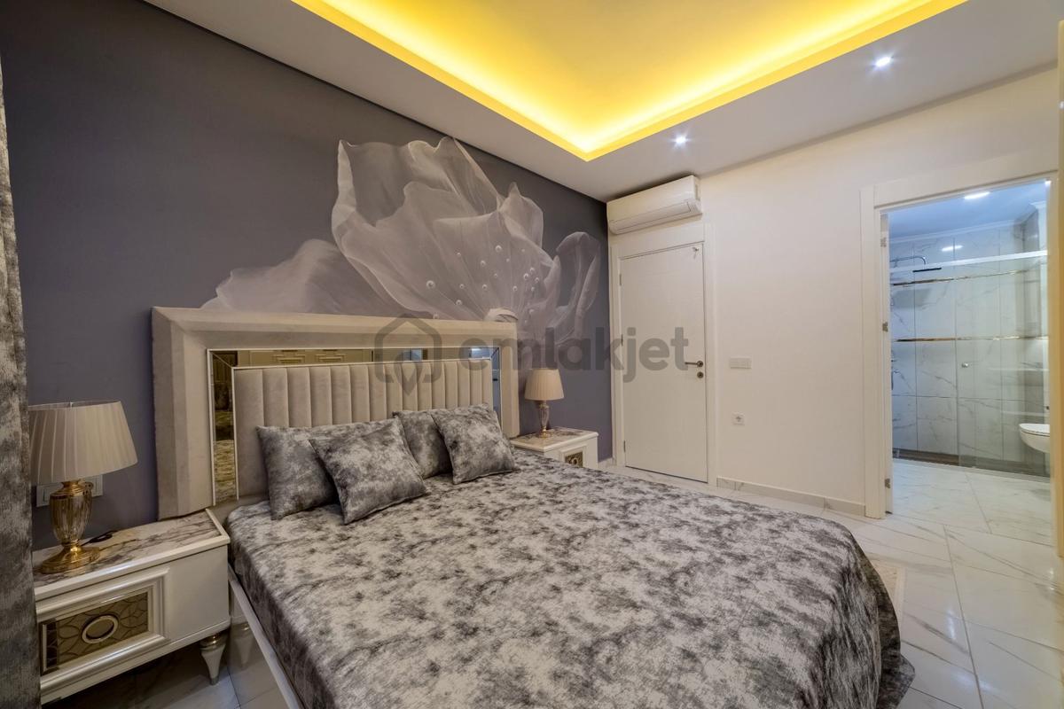 Alanya Avsallar'da Denize 800 Metre Lüks 3+2 Bahçe Dubleksi Daire - 21