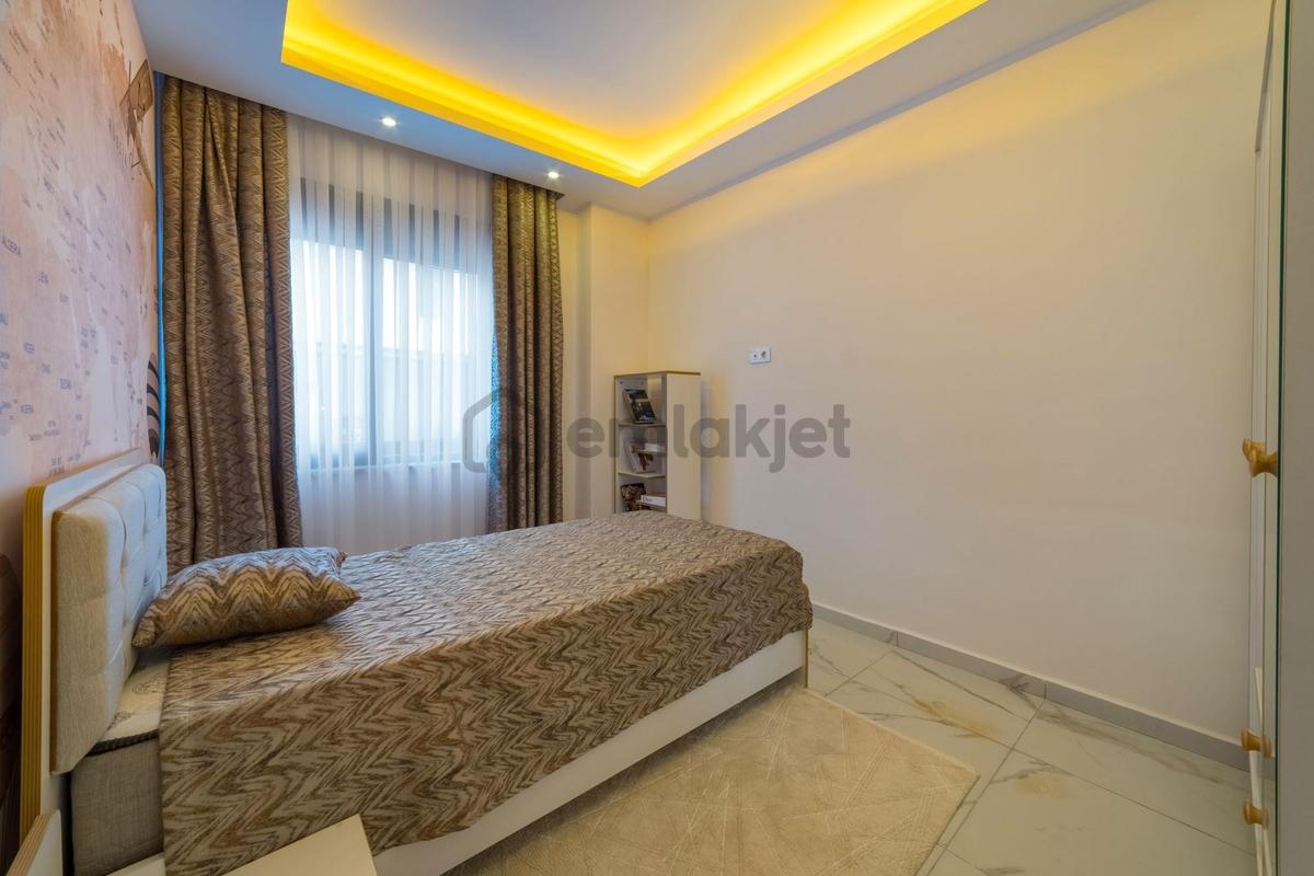 Alanya Avsallar'da Denize 800 Metre Lüks 3+2 Bahçe Dubleksi Daire - 15