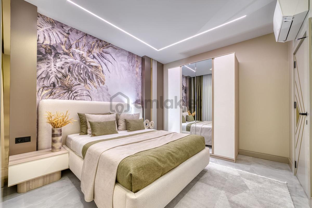 Alanya Tepe'de Deniz Ve Kale Manzaralı Lüks Villa - 30