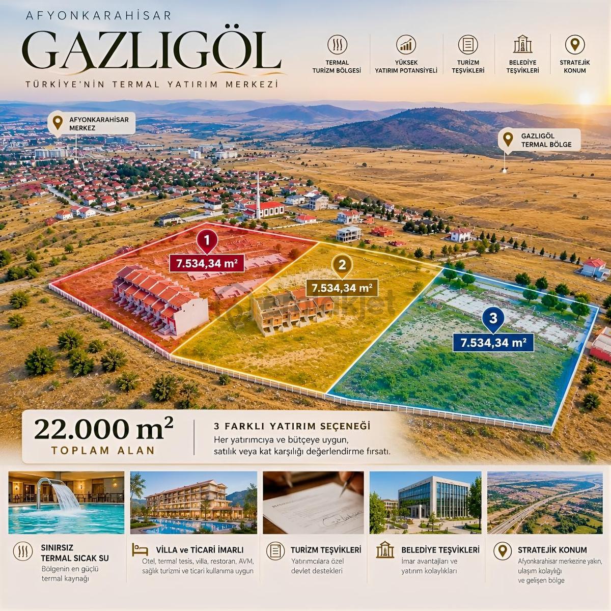 Afyon'da Otel, Villa Ve Ticari İmarlı Uygun Tek Tapu Arsa - 11