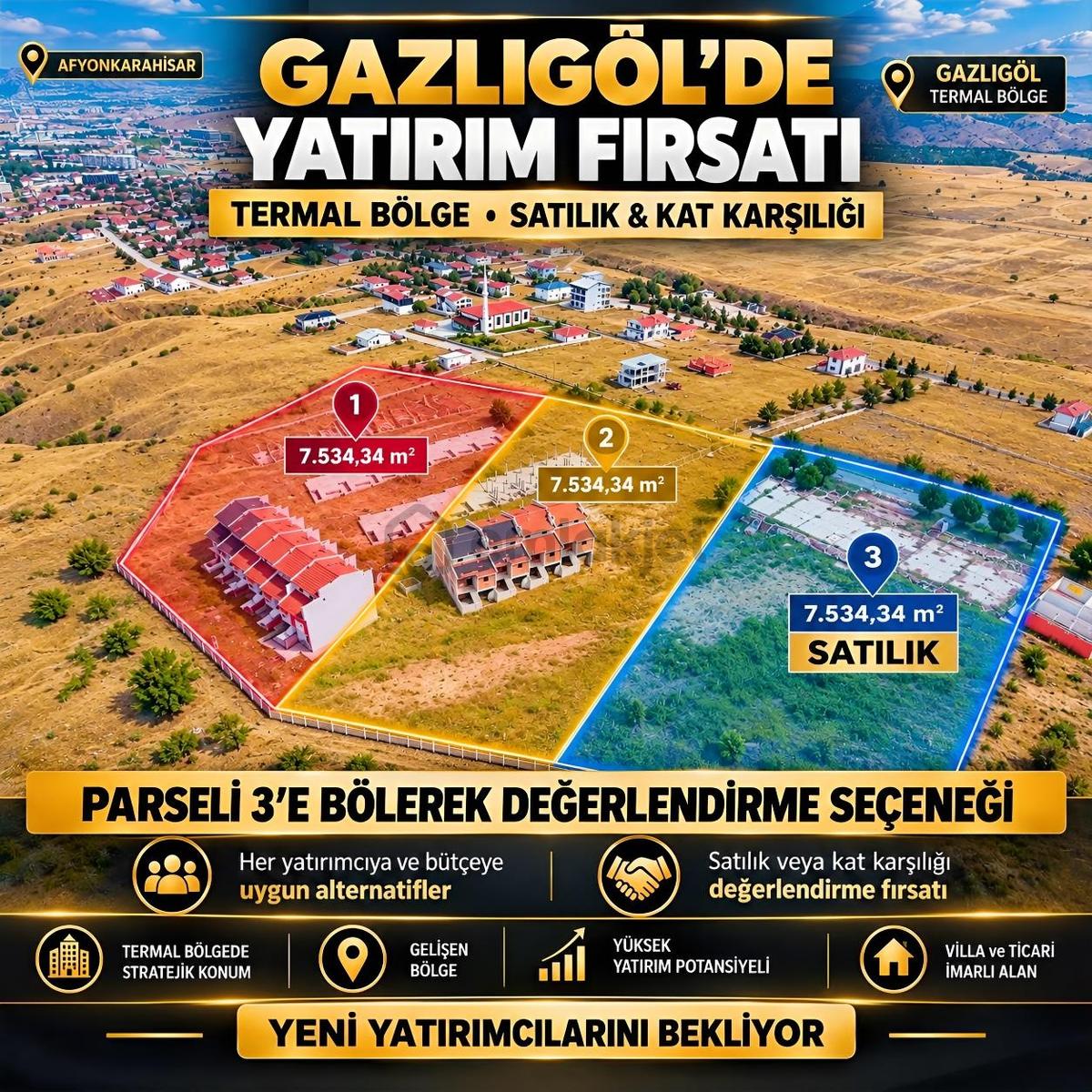 Afyon'da Otel, Villa Ve Ticari İmarlı Uygun Tek Tapu Arsa - 9