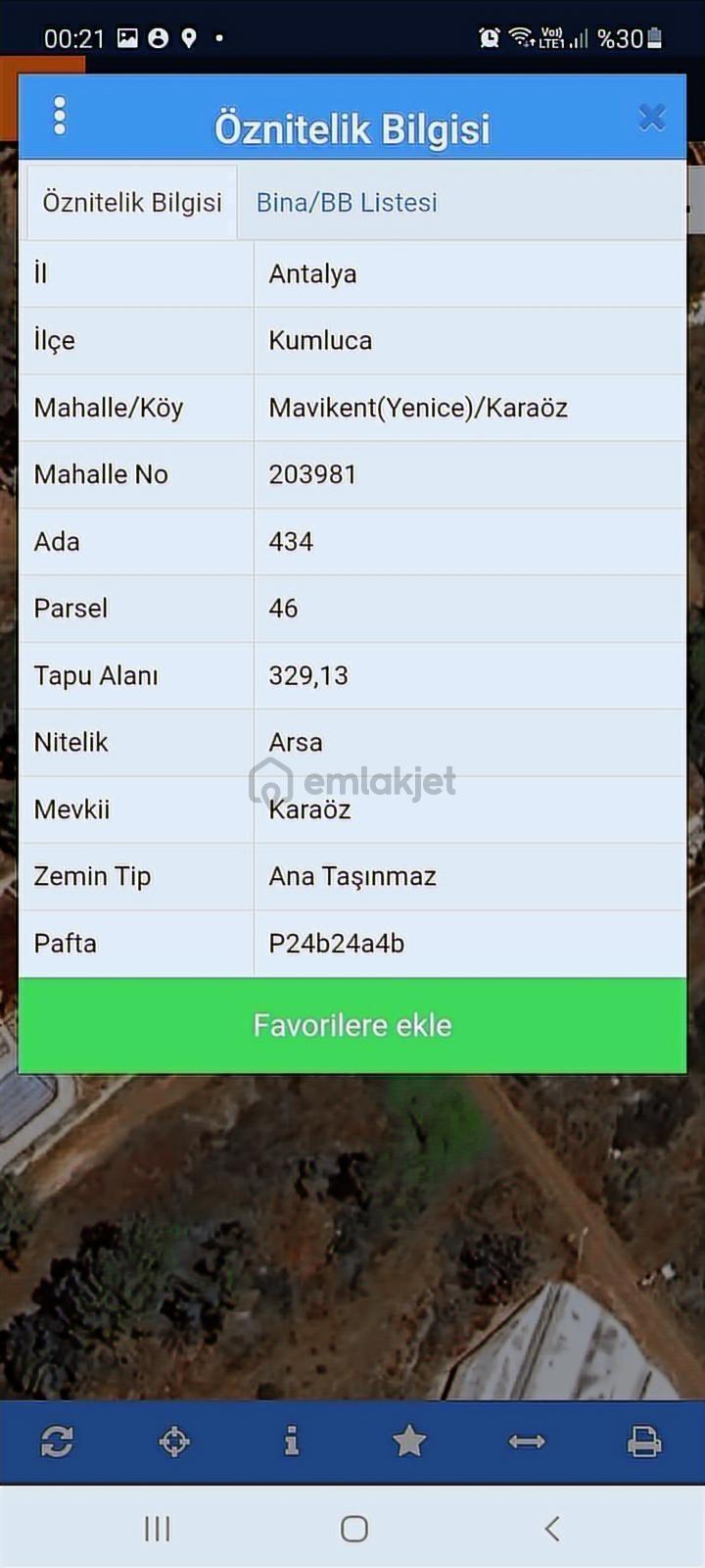 Mavikent Karaöz'de Deniz Manzaralı İmarlı Arsa - 4