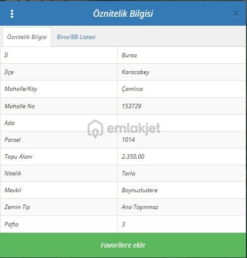 Karacabey Çamlıca'da Önü Hazine Arazisi Asfalta 2. Parsel - 7