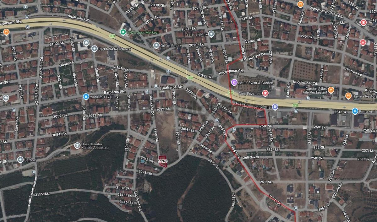 Bağbaşı Yolu Üzerinde Sosyal Tesis İmarlı Satılık Arsa - 10