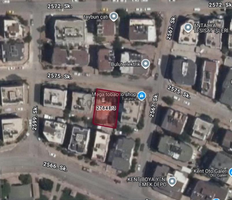 Antalya Yeniemek Mh'de Satılık 354m² Arsa - 2