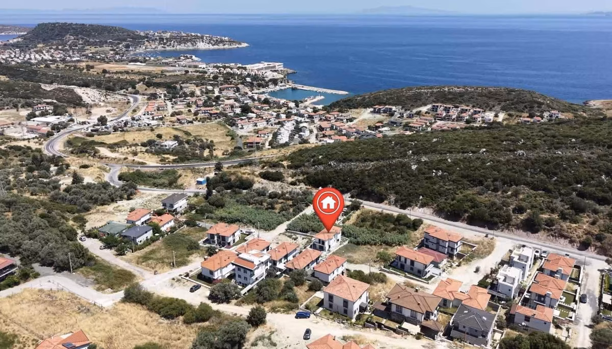 Karaburun'da Deniz Ve Doğa Manzaralı, Sıfır 3+1 Dubleks Villa - 3