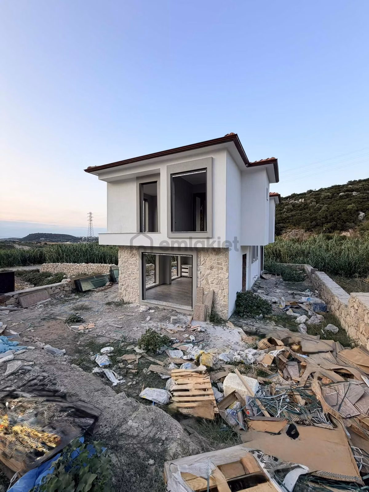 Karaburun'da Deniz Ve Doğa Manzaralı, Sıfır 3+1 Dubleks Villa - 17