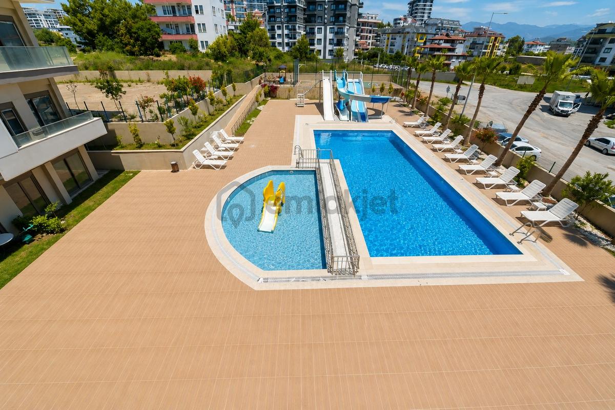 Alanya Avsallarda Havuz Manzaralı 1+1 Satılık Daire - 19