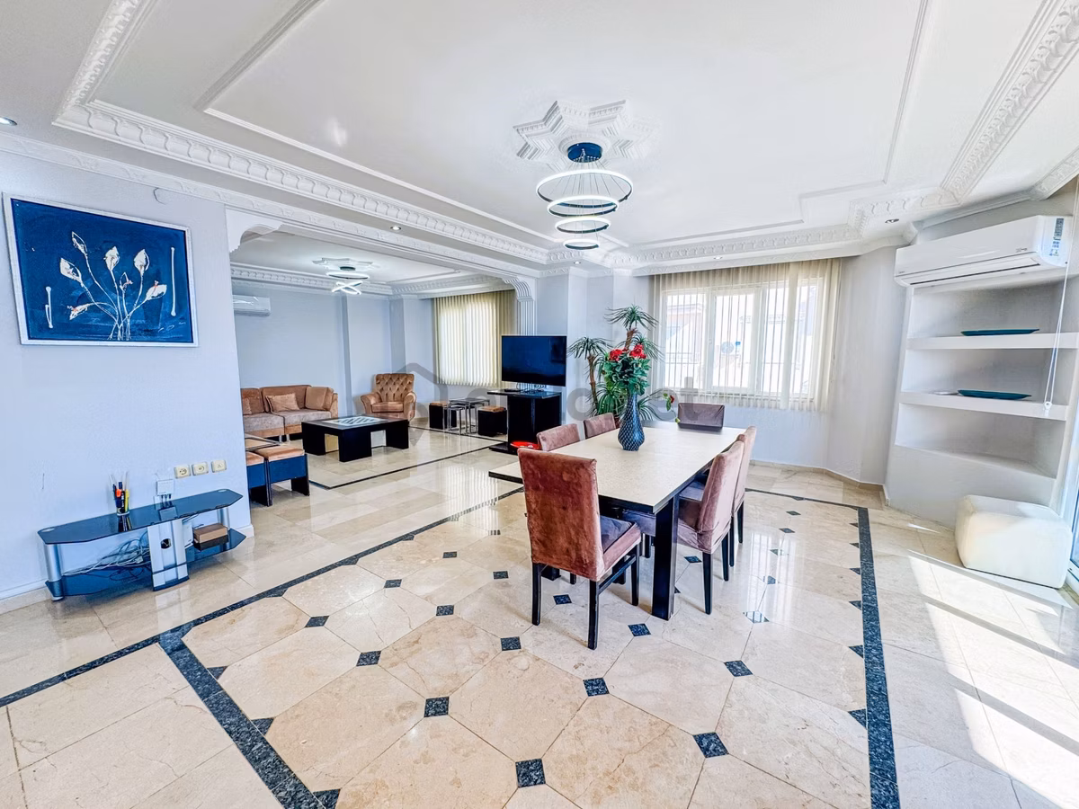 Alanya Mahmutlarda Denize Sıfır Muhteşem Deniz Manzaralı 3+1 Satılık Penthouse - 4