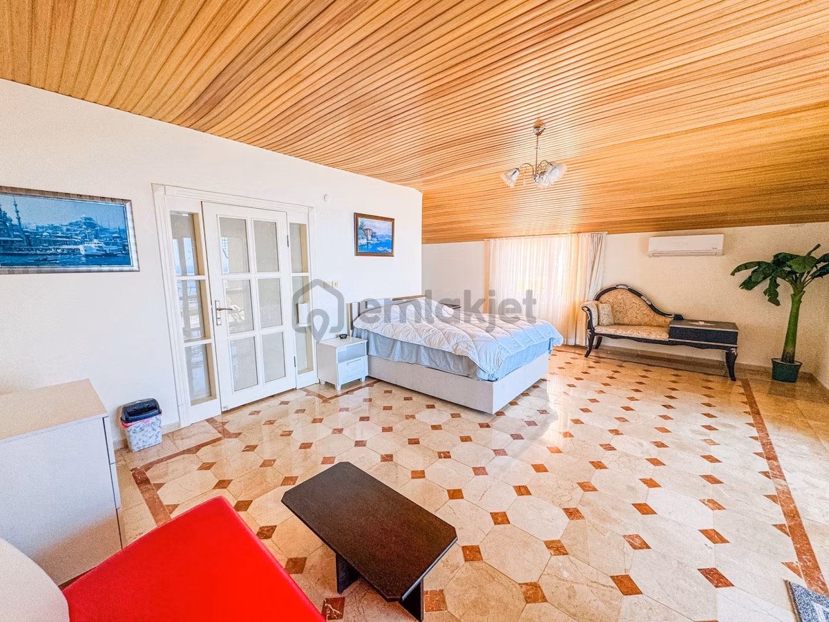 Alanya Mahmutlarda Denize Sıfır Muhteşem Deniz Manzaralı 3+1 Satılık Penthouse - 28