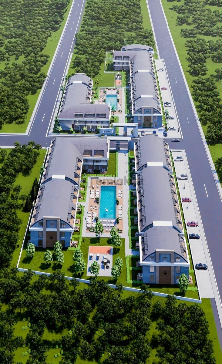 Ormanın İçinde Teraslı 2+1 / Villa Konseptinde, Huzurlu. - 2