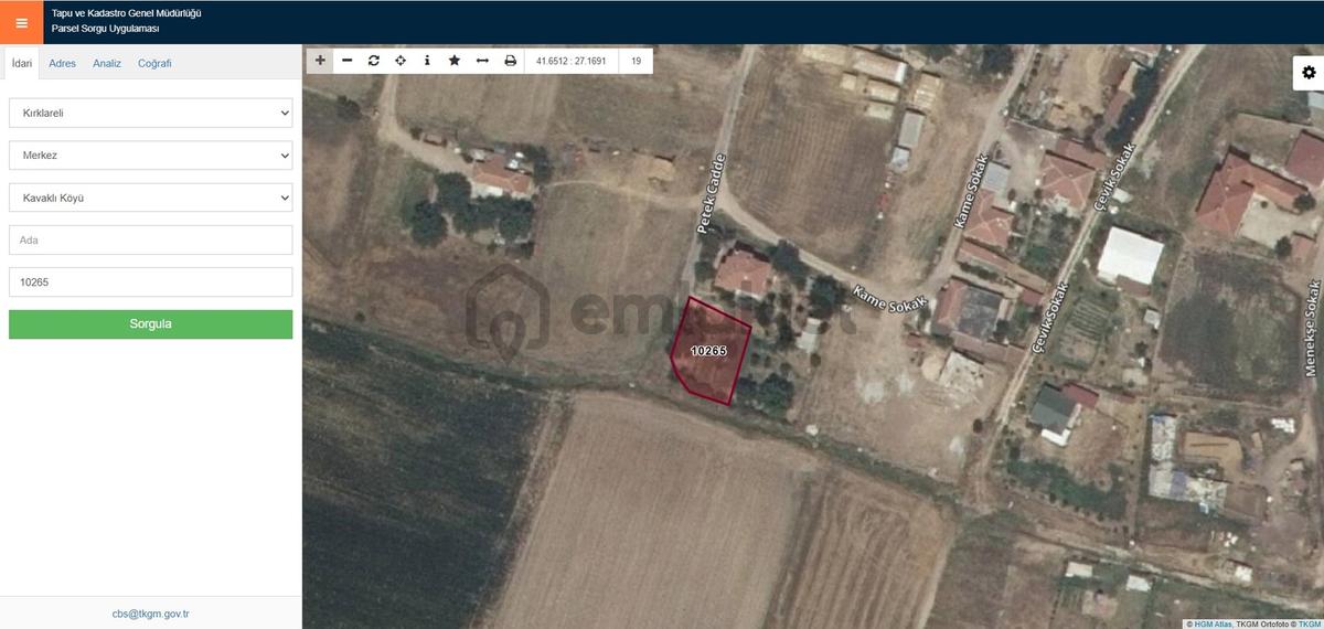 Kavaklı Beldesinde Satılık Doğalgaz Altyapılı 370 M2 Arsa - 5