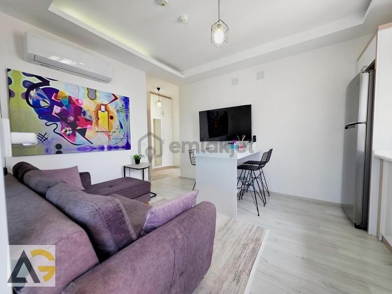Auradan Üniversite Caddesinde Eşyalı Kiralık 1+1 Daire - 3