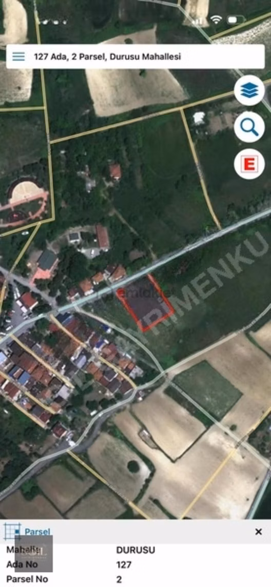 Arnavutköy Durusu'nda Satılık 1500 M² Villa İmarlı Arsa