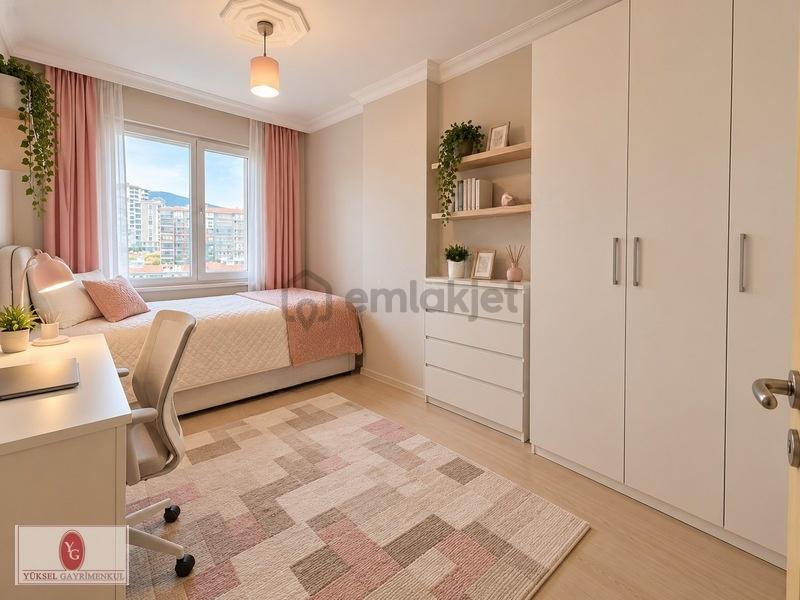 Yüksel'den Gazicelal'de Şehir Manzaralı Çift Cepheli 3+1 Daire - 10