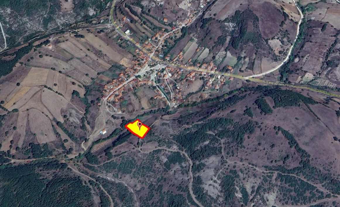 Lapseki Beyçayır Da 2618 M2 Si İmar İçerisinde Satılık Tarla - 3