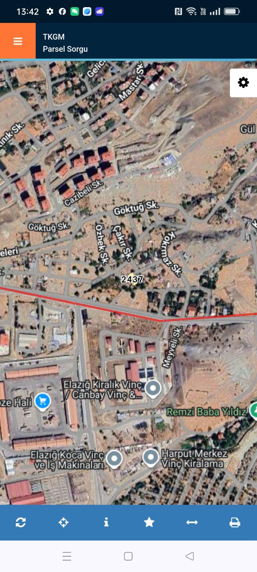Elazığ Yeşilyurt'ta Satılık 489 M² Konut İmarlı Arsa