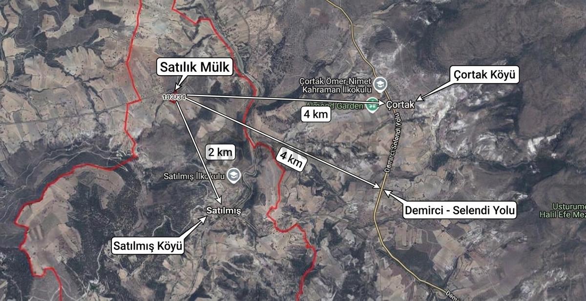 4 Manisa Selendi Yeşilde 6.753 M² Satılık Tarla - 10