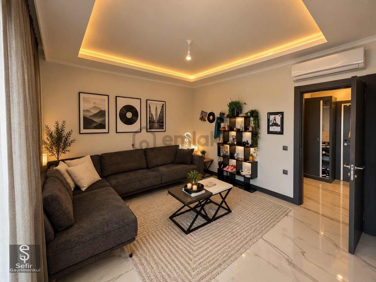 Alanya Oba'da Rıver Panoroma Sitesinde Satılık 3+1 Daire - 17