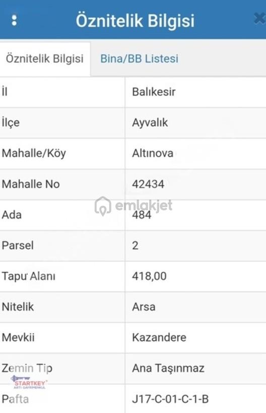 Ayvalık Altınova 2 Kat İmarlı Satılık Arsa - 4