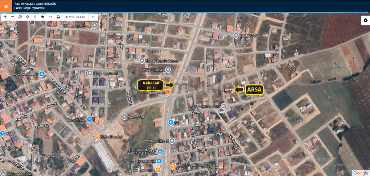 Ulucan'dan İnegöl Akhisar'da Mükemmel Satılık Arsa - 2