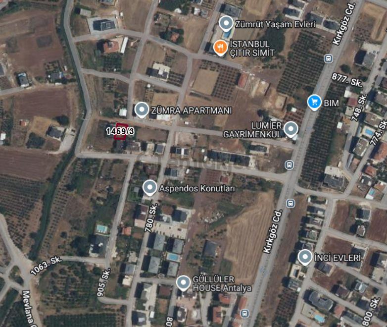 Döşemealtı Bahçeyaka'da 340 M² Konut İmarlı Satılık Arsa - 5