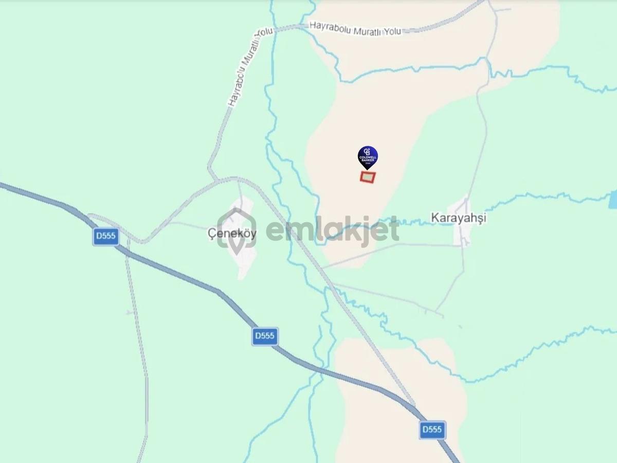 Tekirdağ Hayrabolu Çene Mahallesi Satılık 21.581,08m² Tarla - 4