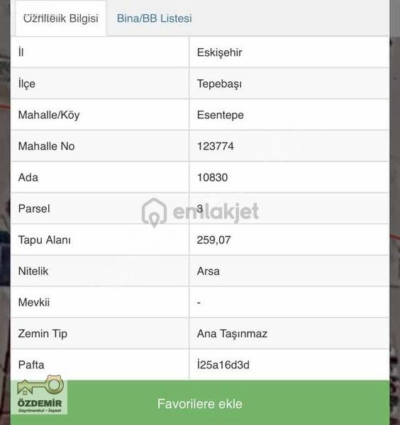 Özdemir'den Esentepe Mah Satılık Arsa 3 Kata İmarlı - 7