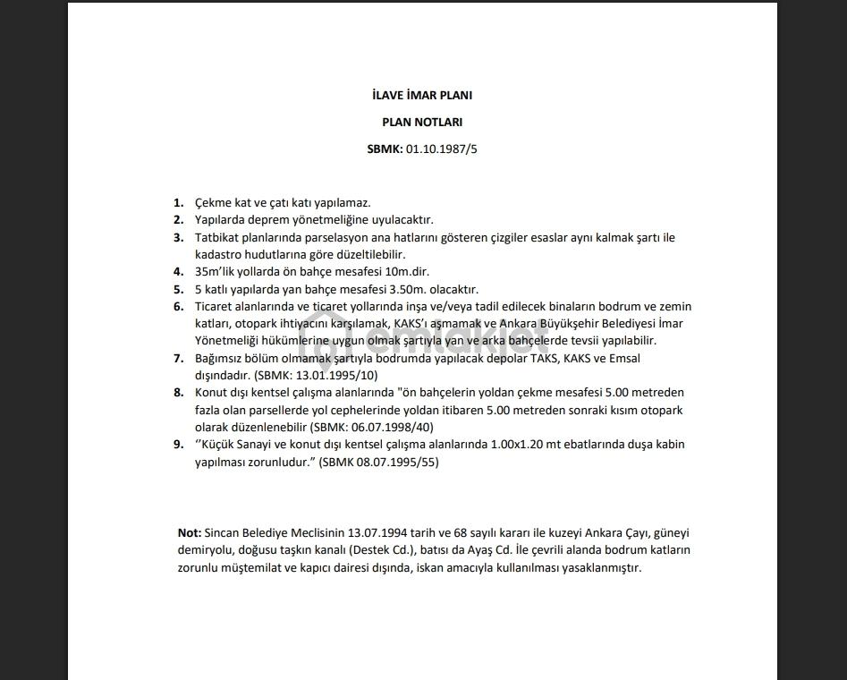 Sincan Sanayi De Tek Tapu Satılık Arsa - 7