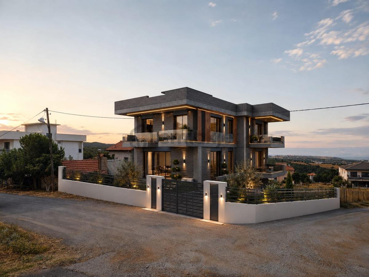 Göveçlik Mah. Satılık Natamam 5+2 Villa - 29