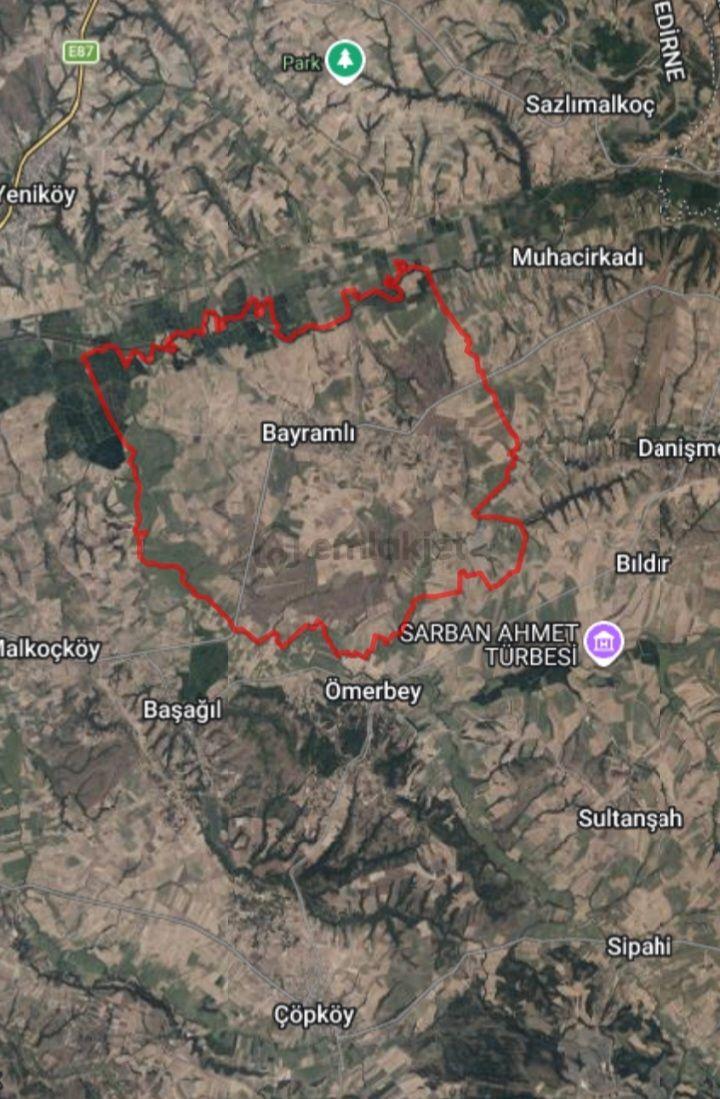 Uzunköprü Bayramlı Köyüne Yakın Konumda 2.900 M2 Müstakil Satılık Tarla - 2