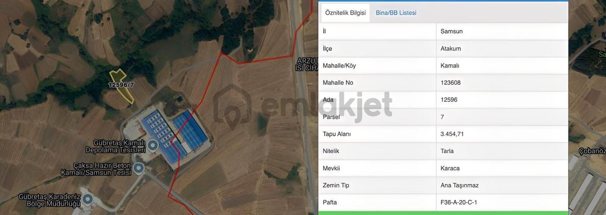 Re/max Modern'den Kamalı'da 1211 M2 Satılık Tarla - 4
