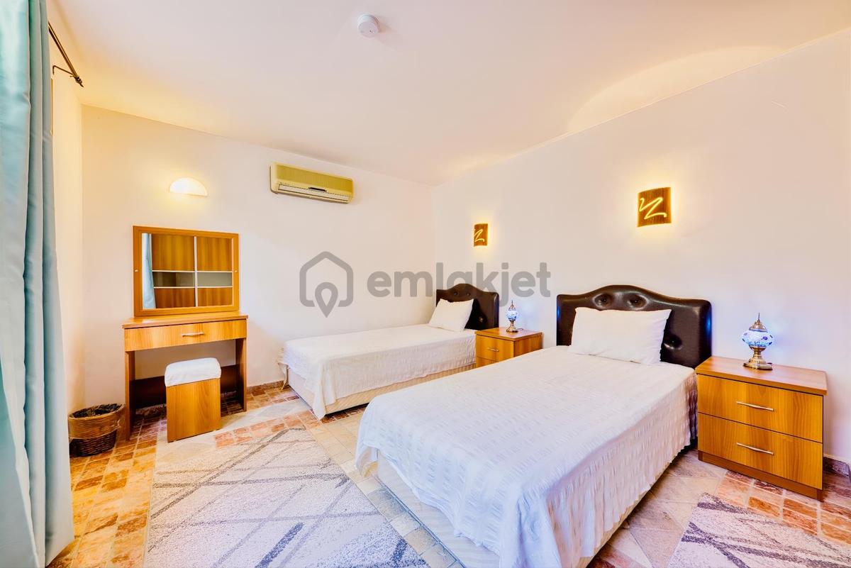 Kalkan Merkezde Deniz Manzaralı, 2+1 Satılık Daire - 12