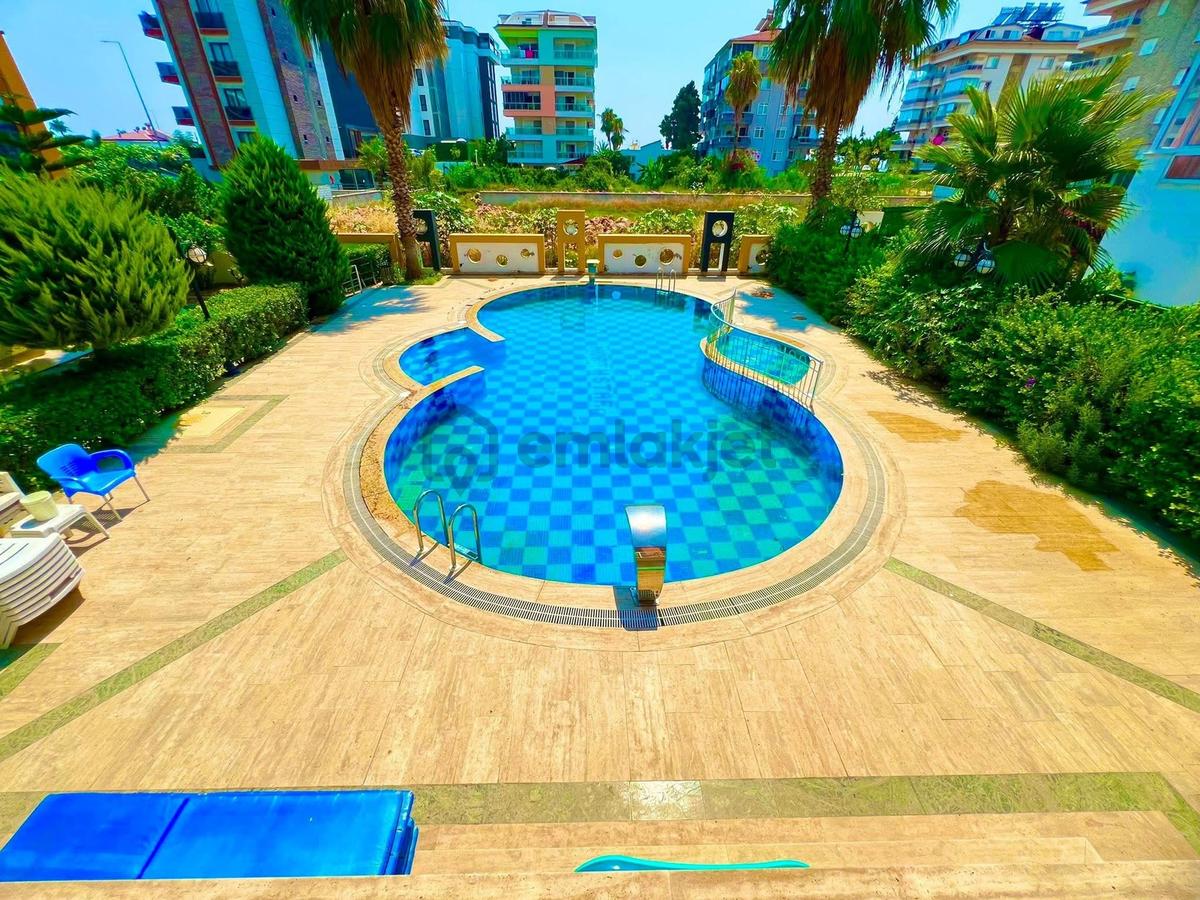 Alanya Kestel 1+1 Eşyalı Daire Denize 200 M - 11