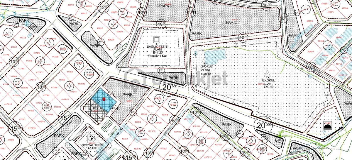 Paşacık Mahallesinde Satılık 1.054 M² Ticari Köşe Parsel Arsa - 10