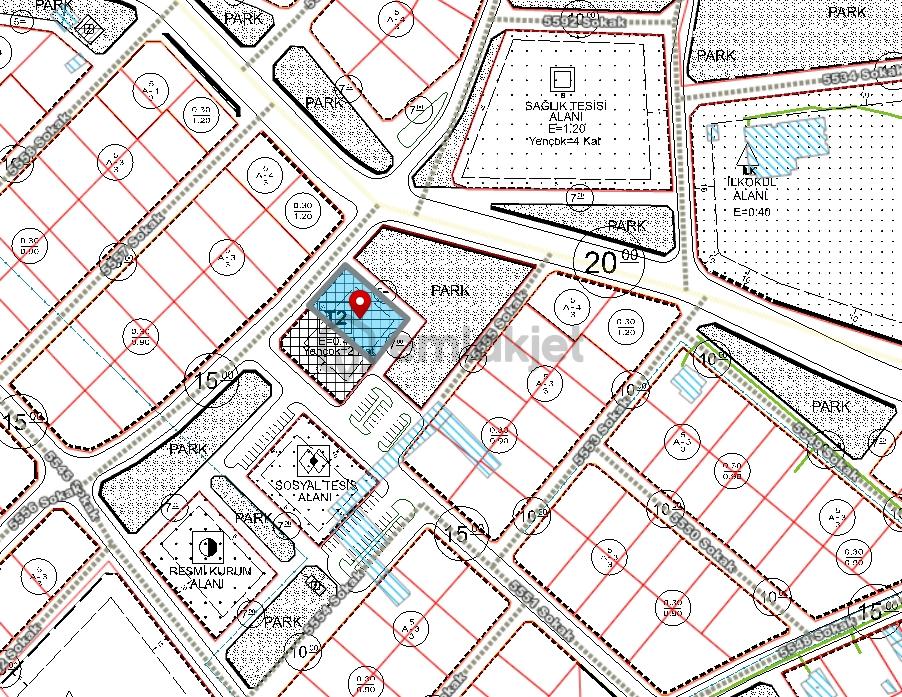 Paşacık Mahallesinde Satılık 1.054 M² Ticari Köşe Parsel Arsa - 5