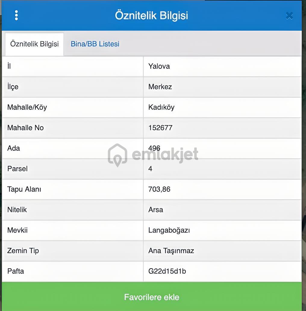 Yalova Merkez Kadıköy'de Satılık Arsa - 3