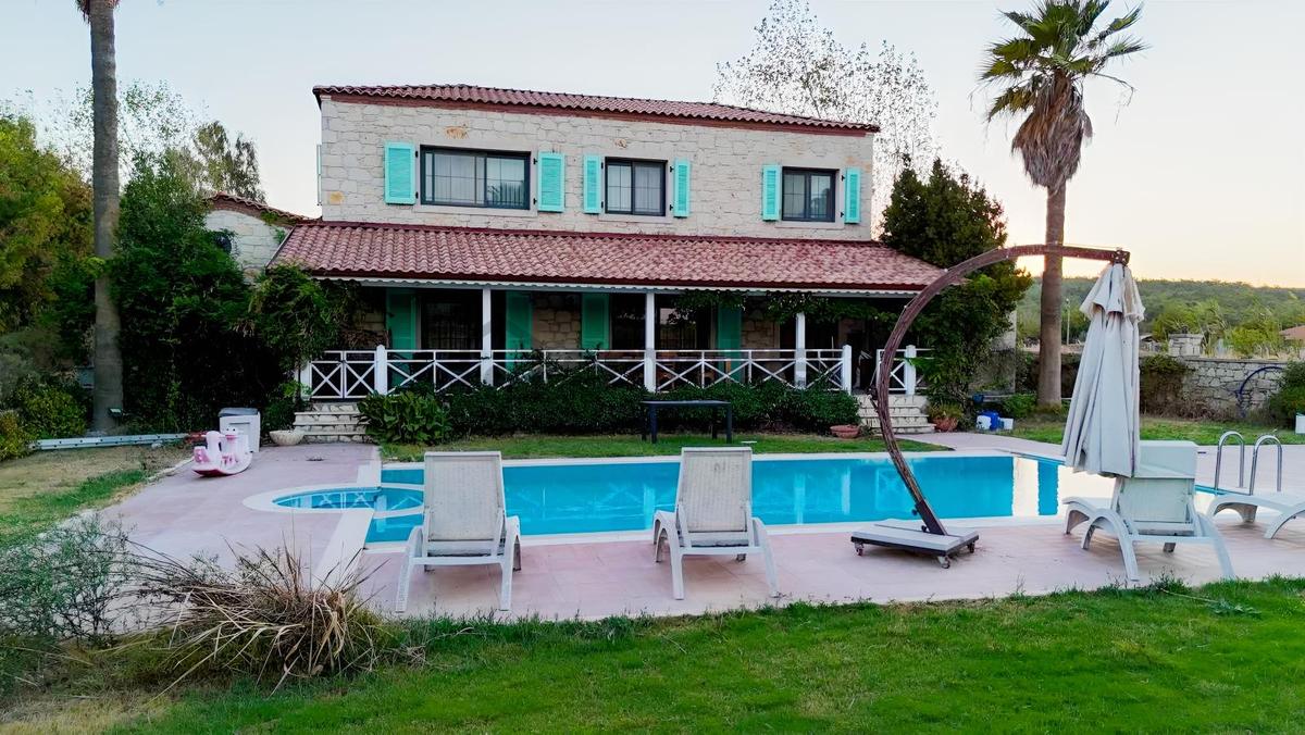Kuşçular Da 3+1 Kiralık Villa Çiftlik Evi Taş Konak - 9