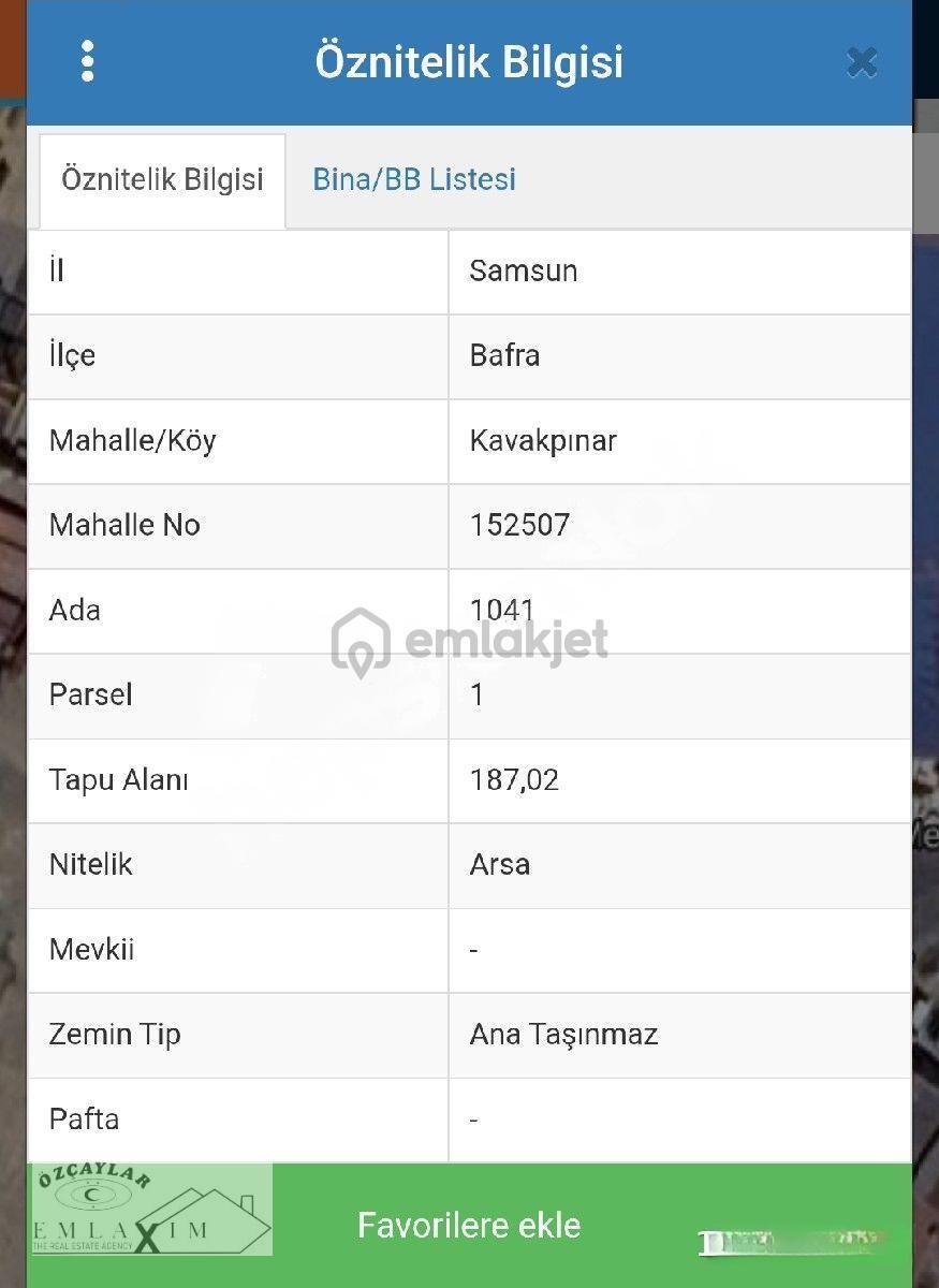 Satılık Sanayi Arsa Bafra - 7