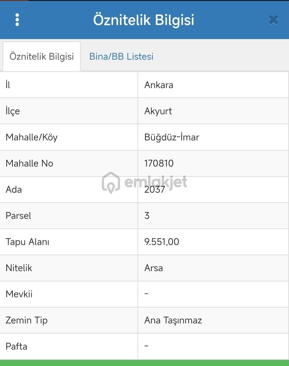 Akyurt Çankırı Bulvarı Üzeri Tabela Değeri Yüksek Köşe Parsel - 3