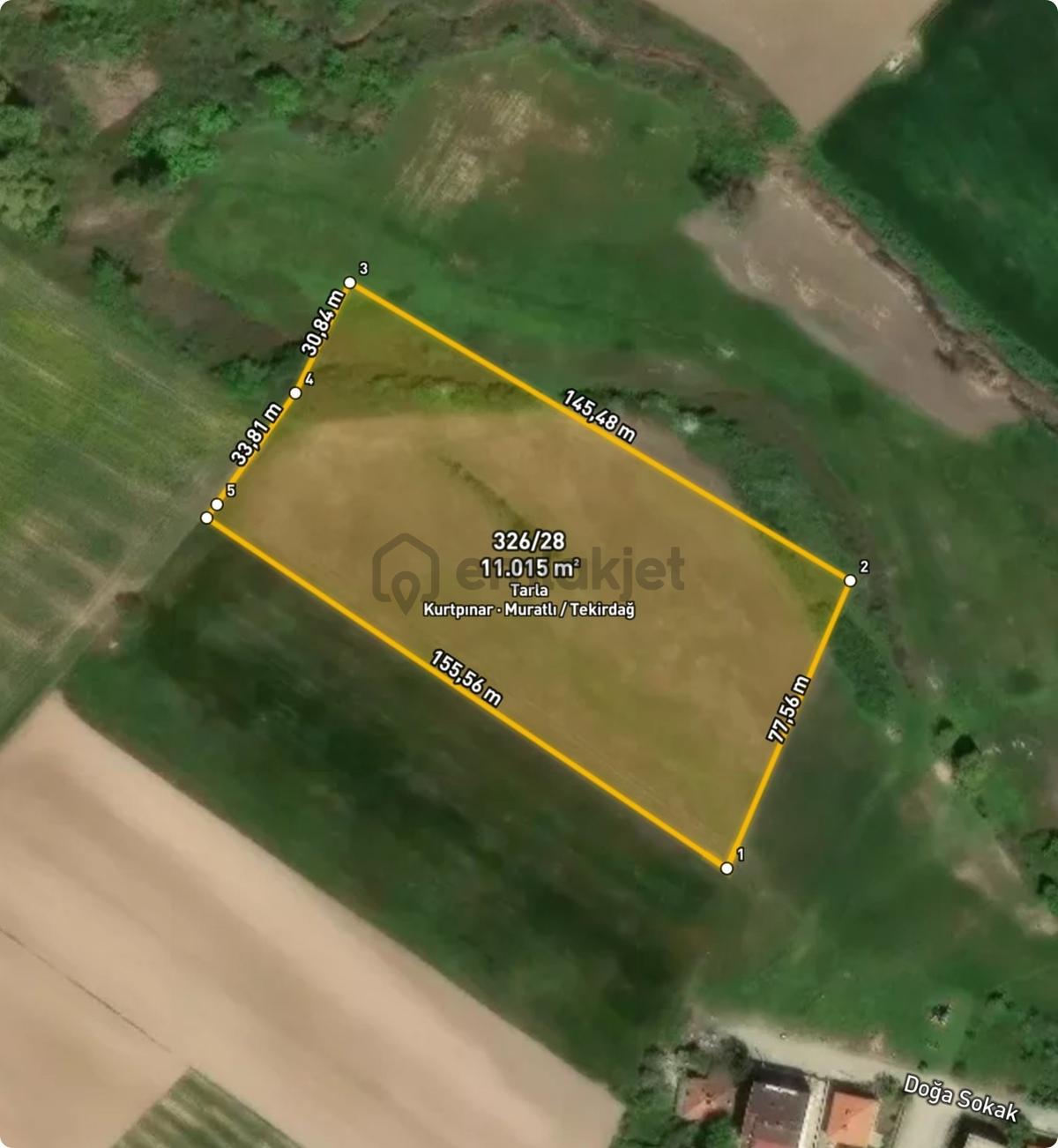 Tekirdağ Muratlıda 11.015 M2 Takasa Açık Tarla - 4