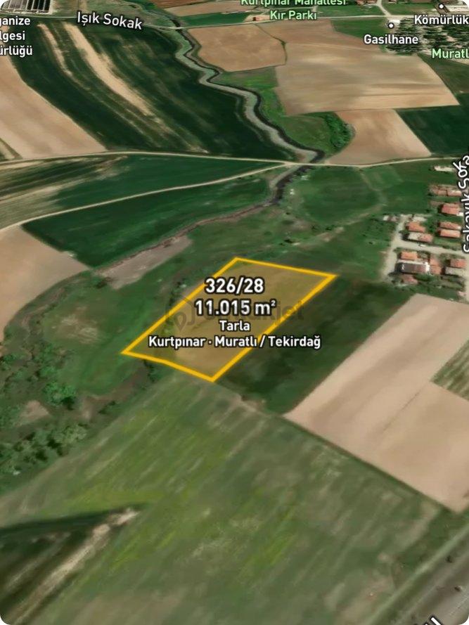 Tekirdağ Muratlıda 11.015 M2 Takasa Açık Tarla - 5