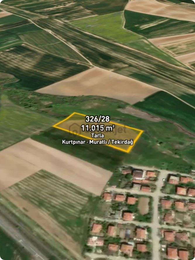 Tekirdağ Muratlıda 11.015 M2 Takasa Açık Tarla - 6
