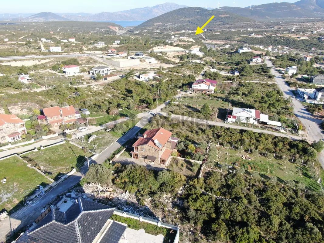 Didim Seyrantepe'de Satılık İmarlı Villa Arsası Göl Manzalı - Görünüm 5
