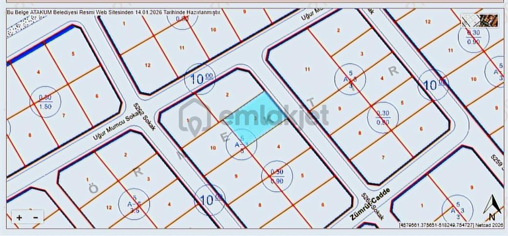 Remax Yasir | Atakum Büyükoyumcada 3 Kat İmarlı Satılık Arsa - View 4