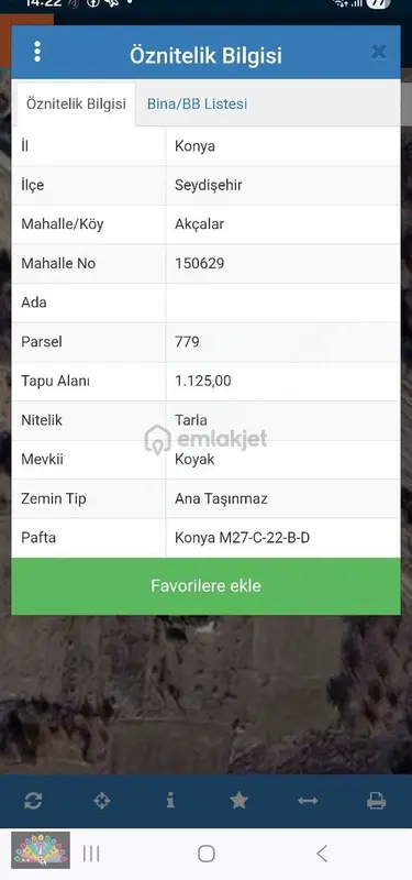 Seydişehir Akçalar Köyünde Satlık Tarla Yolu Var Kapalı Su Siste - View 2