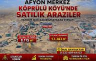 Afyon Köprülü Köyü'nde Satılık 2 Adet Fırsat Arazi Afyon Köprülü Köyü'nde Satılık 2 Adet Fırsat Arazi